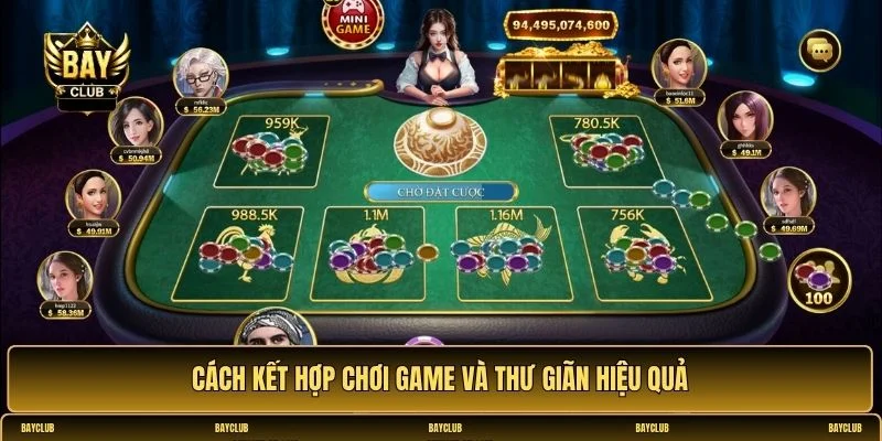 Cách kết hợp chơi game và thư giãn hiệu quả